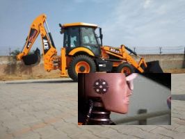 ACE AX 124 Backhoe Loader